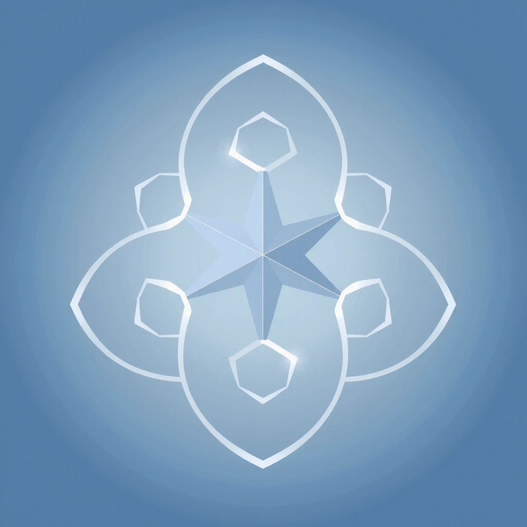 Elementos geométricos estelares de fondo